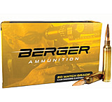 Berger 300PRC 215 grain Boat Tail Hybrid Target Rifle Ammuntion, 20 Rounds, 55030