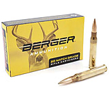 Berger .30-06 Springfield 168 Grain Classic Hunter Brass Cased Rifle Ammunition