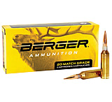 Berger Berger Elite Hunter 6.5mm PRC 156 grain Jacketed Soft Point Boat Tail Brass Cased Rifle Ammo, 20 Rounds, 50010