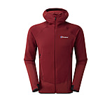 Image of Berghaus Extrem 7000 Fleece Half Zip Jacket - Men's-Dark Red-Medium