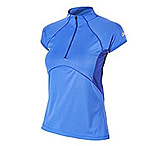 Image of Berghaus Vapour II SS Base Zip Tee - Women's -Dark Blue-Medium