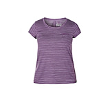 Image of Berghaus Voyager Pocket Tee - Women's -Purple Stripe-Medium