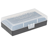 Berrys 67425 408 Ammo Box 40 S&amp;W,45 ACP 50rd Clear Lid W/Black Bottom