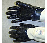 Image of Best Manufacturing Glv Nitrile Rough S-CUFF L 7166R-10, Case of 6 / Pack of 12