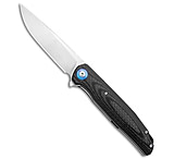 Image of Bestech Knives Ascot Liner Lock Flipper Knife Black CF/G-10 3.88 Satin C532B605
