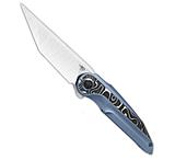 Image of Bestech Knives Blind Fury Tanto Ti/Silver CF Inlay 3.6 SW/Satin BT2303A A0D82DDB