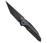 Image of Bestech Knives Blind Fury Tanto Ti/Sky Blue CF Inlay 3.6 Black SW BT2303D 9115CD54