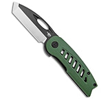 Image of Bestech Knives Explorer Tanto Flipper Liner Lock Knife Green G-10 3 Satin SW 50E0ECA8