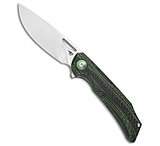 Image of Bestech Knives Falko Liner Lock Knife Green G-10/CF 3.82 Satin 154CM 1466757A