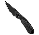 Image of Bestech Knives Lito Frame Lock Knife Ti/Carbon Fiber Inlay 3.6 Black 62CA6387