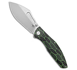 Image of Bestech Knives Lockness Frame Lock Knife Green G-10 3.9 SW M390 11BEE970