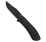 Image of Bestech Knives Vestige Frame Lock Knife Black SW Ti + Red CF 3.5 Black SW C6DEEFD1