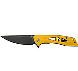 Image of Bestech Knives Eye of Ra Linerlock Yellow Folding Knife