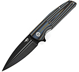 Image of Bestech Knives Fin Linerlock Blue Multi Blk Folding Knife