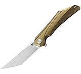 Image of Bestech Knives Kamoza Framelock Gold Folding Knife
