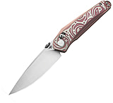 Image of Bestech Knives Mothus Bar Lock Pink 3.50 in Stainless Steel Folding Knife