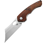 Image of Bestech Knives Skirmish Linerlock Ironwood 3.25 in Steel Folding Knife