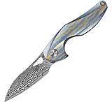 Image of Bestech Knives The Reticulan Damascus Framelock Folding Knife
