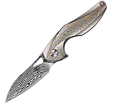 Image of Bestech Knives The Reticulan Damascus Framelock Folding Knife