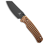 Image of Bestech Knives Bestechman Cicada's Wing Bar Lock Knife Frag Pattern Bronze SS 3.15 Black PVD 6C88A548