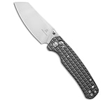 Image of Bestech Knives Bestechman Cicada's Wing Bar Lock Knife Frag Pattern Gray PVD SS 3.15 Satin BFB975B8