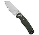 Image of Bestech Knives Bestechman Cicada's Wing Crossbar Lock Knife OD Green Micarta 3.15 Satin D13131BC