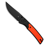 Image of Bestech Knives Bestechman Icebreaker Button Lock Knife Black Aluminum/Orange G-10 3.2 PVD A5D557C4