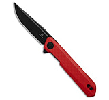 Image of Bestech Knives Bestechman Mini Dundee Liner Lock Knife Red Weave G-10 2.9 Black C7679BEA