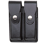 Image of Bianchi 20C Double Magazine Pouch - Plain Black, Chrome 15252