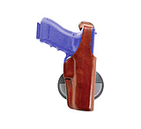 Image of Bianchi 59 Special Agent Holster, Glock 19/Glock 23/Glock 19C/Glock 23C/Glock 19MB, Right Hand, Plain, Tan, 19132