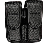Image of Bianchi 7902 Double Mag Pouch - Plain Black, Hidden 22074