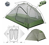 Image of Big Agnes Emerald Mountain SL2 Tent - 2 Person
