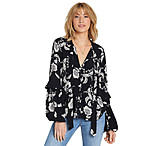 Image of Billabong Birds Eye Floral Print Long Sleeve Top - Women's