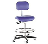 Image of Bio Fit Cleanroom/ESD Chairs, 4W Series, BioFit 4W51KSTRVUV Class 100 Cleanroom/ESD Chairs (Ship Now! Models)
