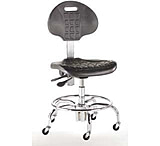 Image of Bio Fit ToughTech Polyurethane Chairs with Chrome-Plated Finish, BioFit 4L61CR Bench Height