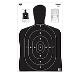 Image of Birchwood Casey BC-27 Eze-Scorer Black Silhouette Paper Target 23x35 Inch Folded 100 Per Package 37021B