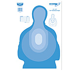 Image of Birchwood Casey Eze-Scorer BC Transitional Blue Targets BC-27 12x18 Inch 100 Per Case 37009B