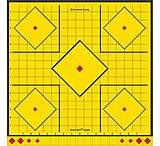 Image of Birchwood Casey LRSIT-5PK Long Range Yellow Self-Adhesive Paper Universal/ 5 Pa