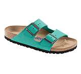 Image of Birkenstock Arizona Nubuck Soft Footbed Sandal - Womens