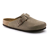 Image of Birkenstock Boston Soft Footbed Narrow Taupe Suede 8AAEB50F