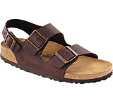 Image of Birkenstock Milano Oiled Leather Soft Footbed Sandal - Mens