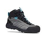 Black Diamond Missn Leather Mid WP Approach Shoes - Women's, Steel Grey/Costal Blue, 8.5, BD58002793750851