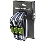 Image of Black Diamond Positron Carabiner Screwgate - 3 Pack