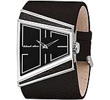 Image of Black Dice 003 Hustle Battery Quartz Men's Wrist Watch w/ Leather Strap