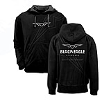 Image of Black Eagle Arrows Hooded Shirt
