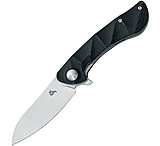 Image of Black Fox Dripper Linerlock Black Mic