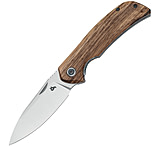 Image of Black Fox Paradigma Linerlock Zebrawood