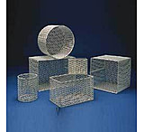 Image of Black Machine Baskets, Epoxy-Coated Aluminum E101/A Rectangular