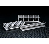 Image of Black Machine Test Tube Rack Stainless Steel SS100/A