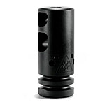 Image of Black Rain BRORCCBLK Round Compeition Compensator AR Style Metal .223/5.56